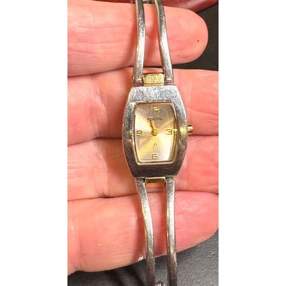 Women's 17mm Two Tone Fossil Watch, ES4696 - Picture 1 of 3